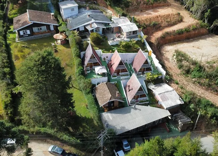 Cabana Valentina com lareiras e espaço gourmet na Vila Inglesa